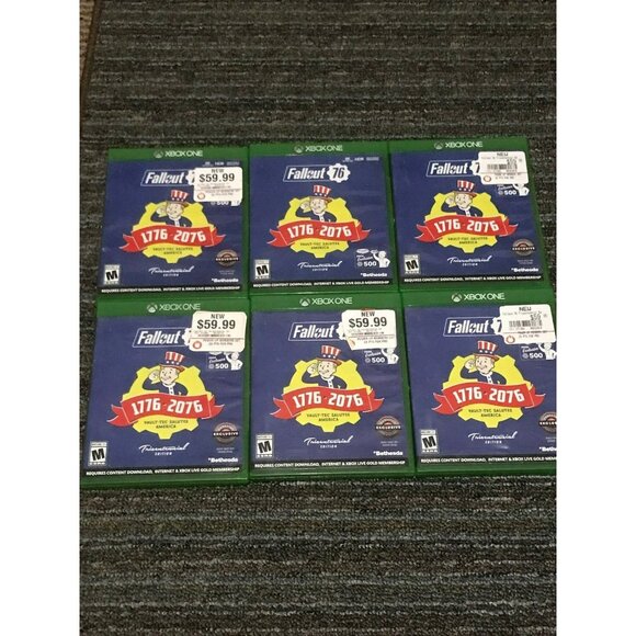 Lot of 6 Xbox One: Fallout 76, Tricentennial Edition (Mint) - Picture 2 of 2